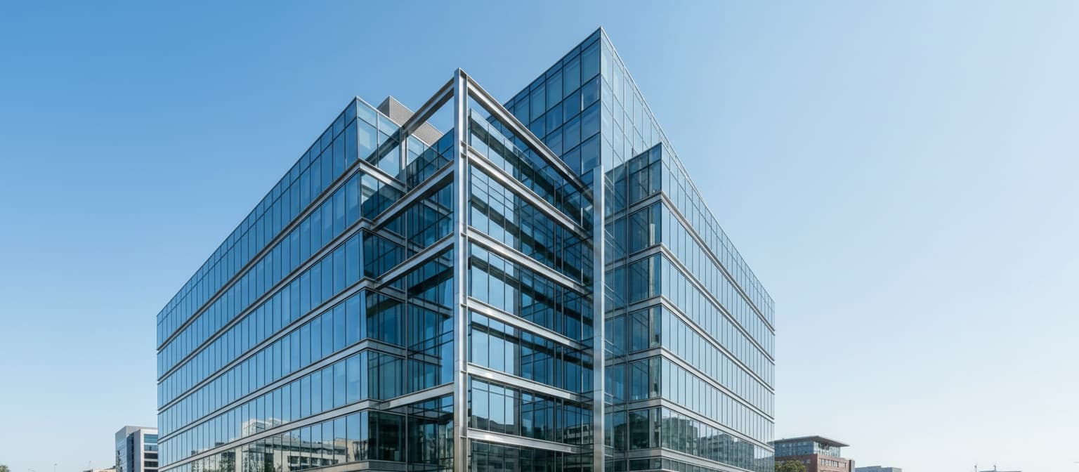Modern corporate office building architecture